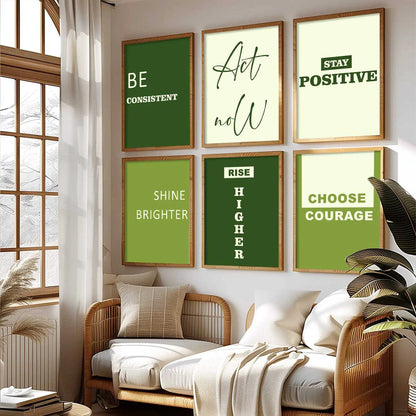 Motivational  Wall  Art  Paintings with Frame for Wall Decor