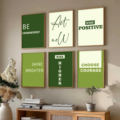 Motivational  Wall  Art  Paintings with Frame for Wall Decor