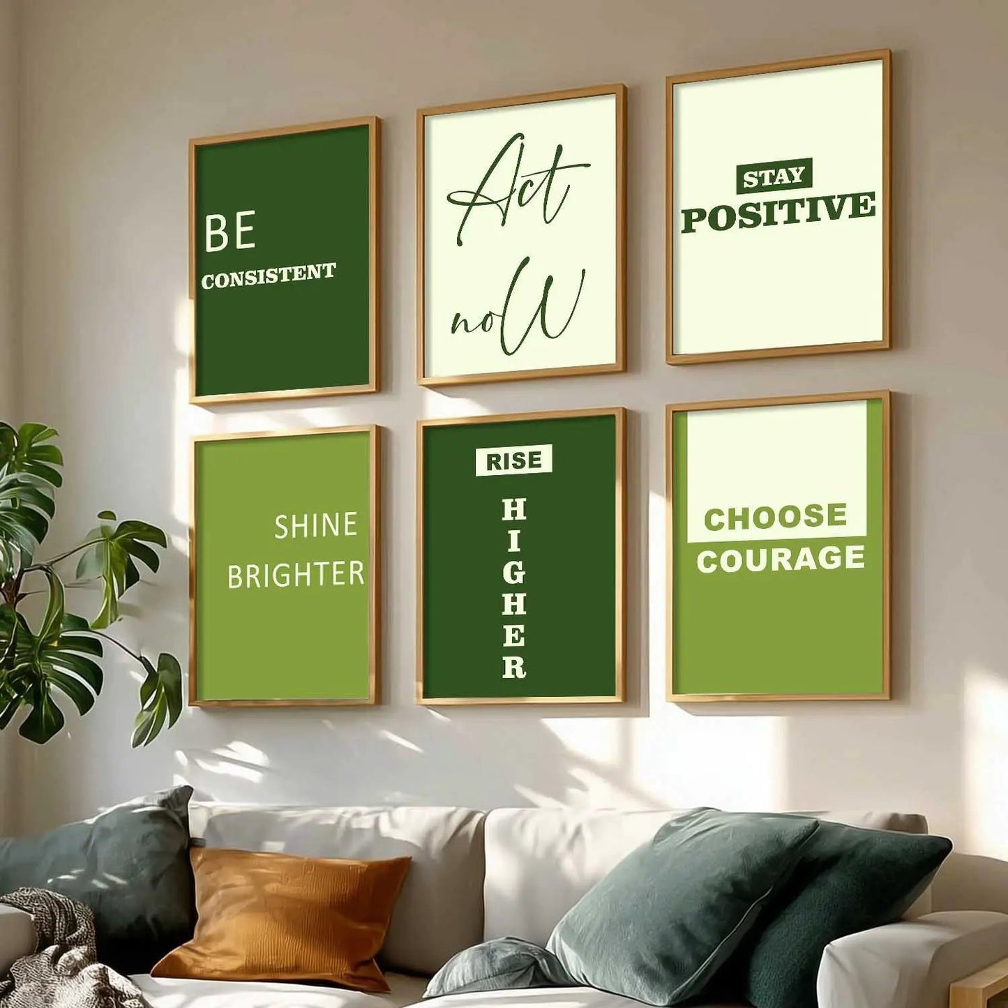 Motivational  Wall  Art  Paintings with Frame for Wall Decor