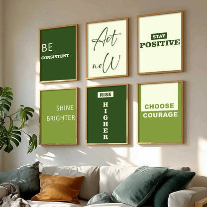 Motivational  Wall  Art  Paintings with Frame for Wall Decor