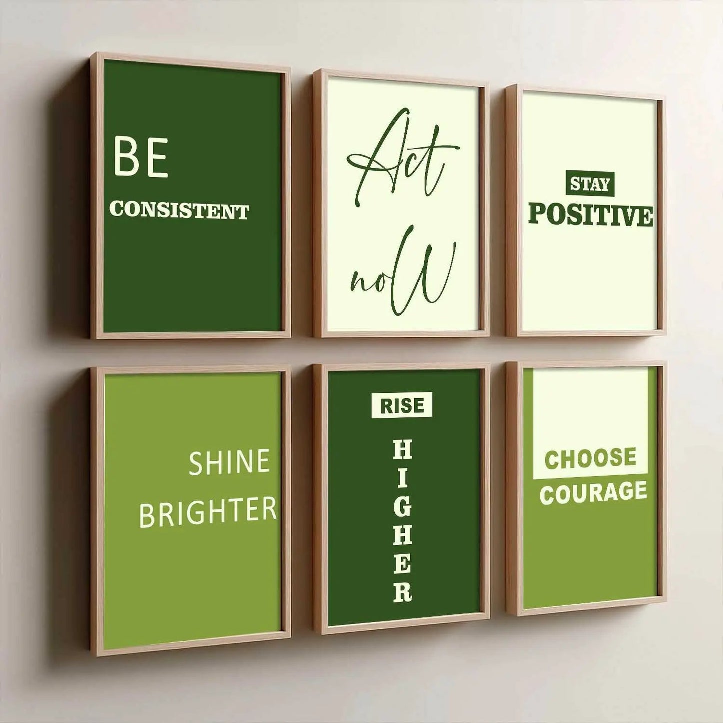Motivational  Wall  Art  Paintings with Frame for Wall Decor