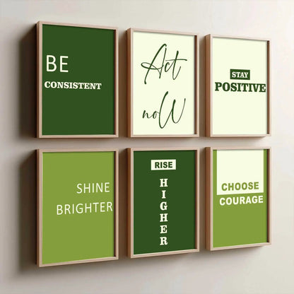 Motivational  Wall  Art  Paintings with Frame for Wall Decor