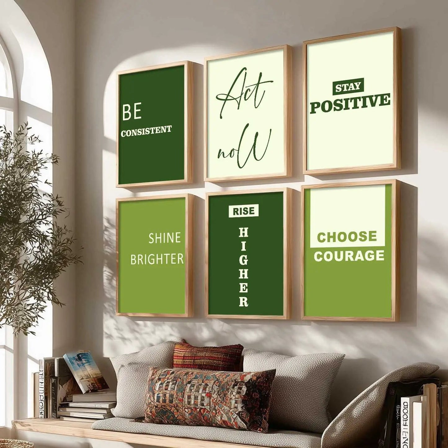 Motivational  Wall  Art  Paintings with Frame for Wall Decor