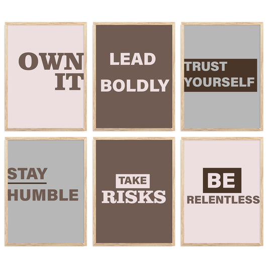 Motivational  Wall  Art Paintings with Frame for Wall Decor