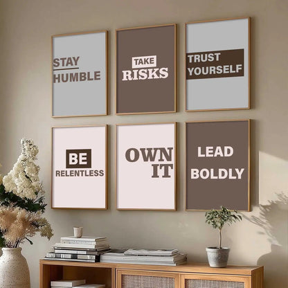 Motivational  Wall  Art Paintings with Frame for Wall Decor