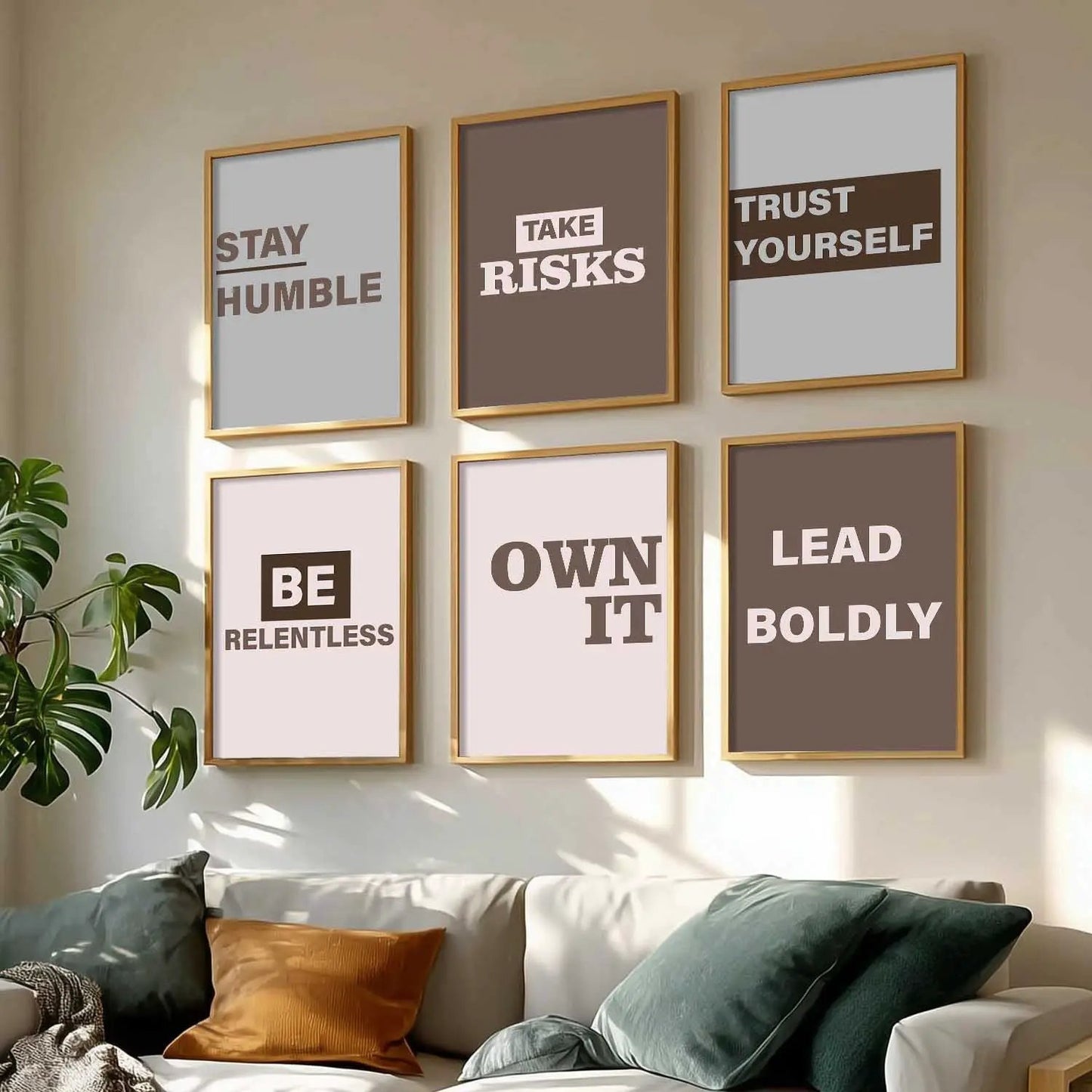 Motivational  Wall  Art Paintings with Frame for Wall Decor