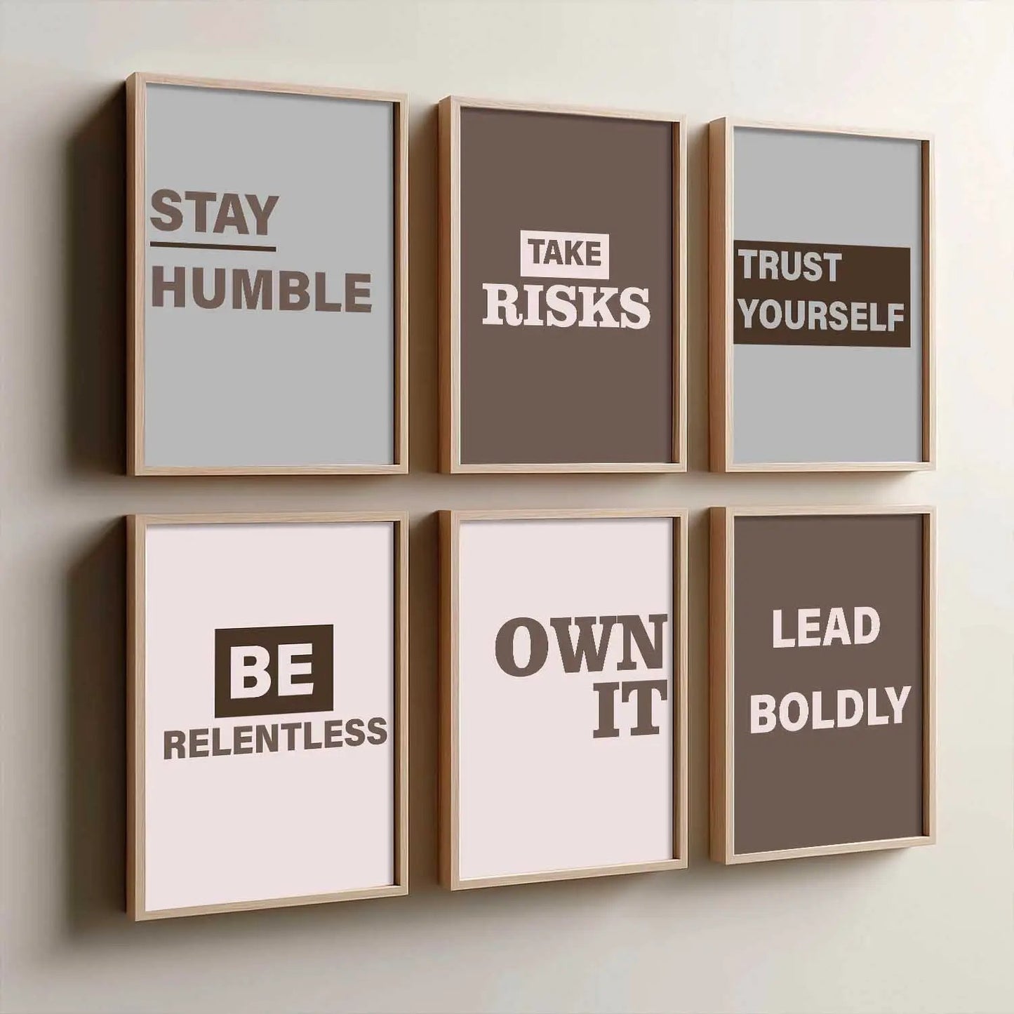 Motivational  Wall  Art Paintings with Frame for Wall Decor