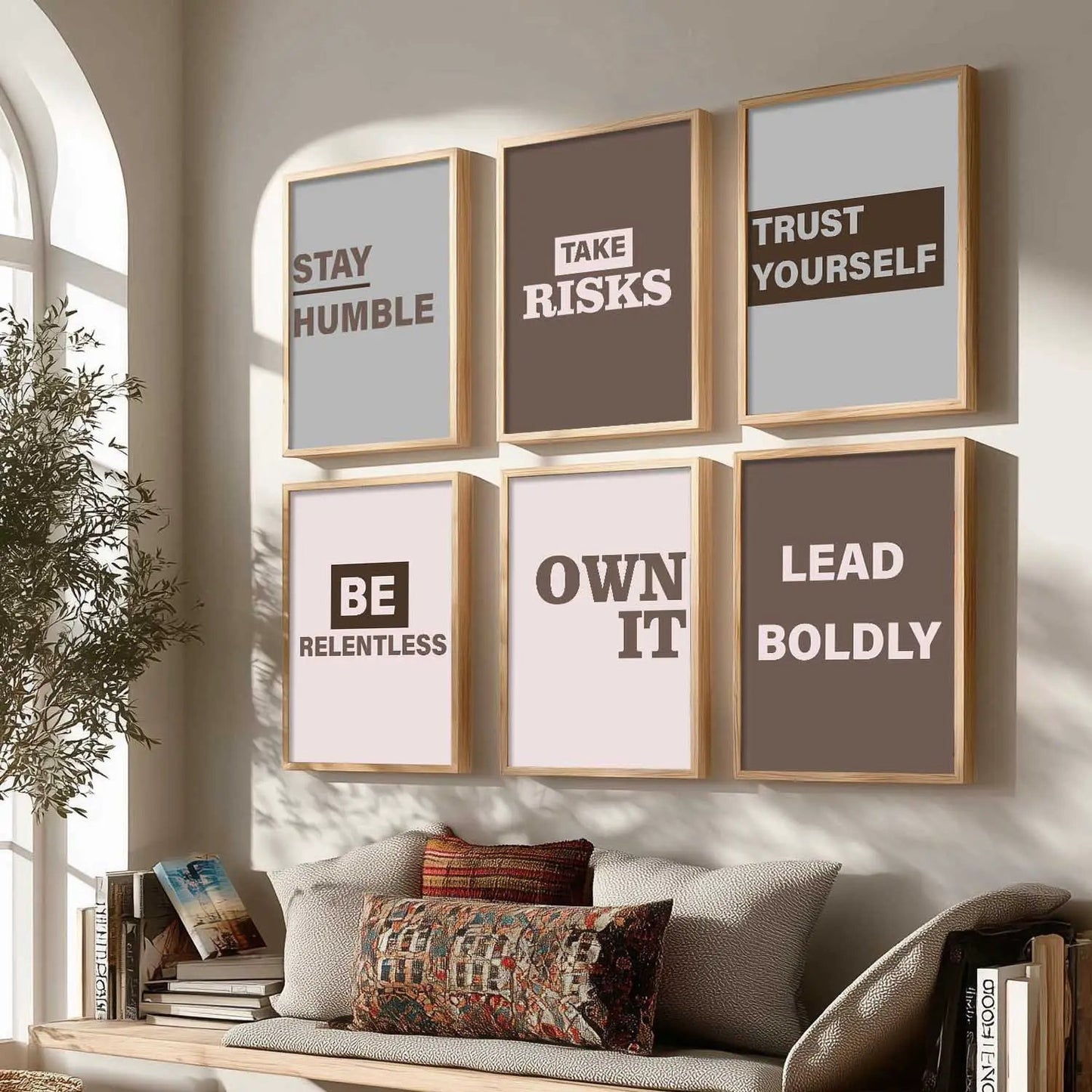 Motivational  Wall  Art Paintings with Frame for Wall Decor