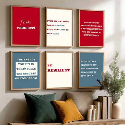Motivational  Wall  Art Paintings with Frame for Wall Decor