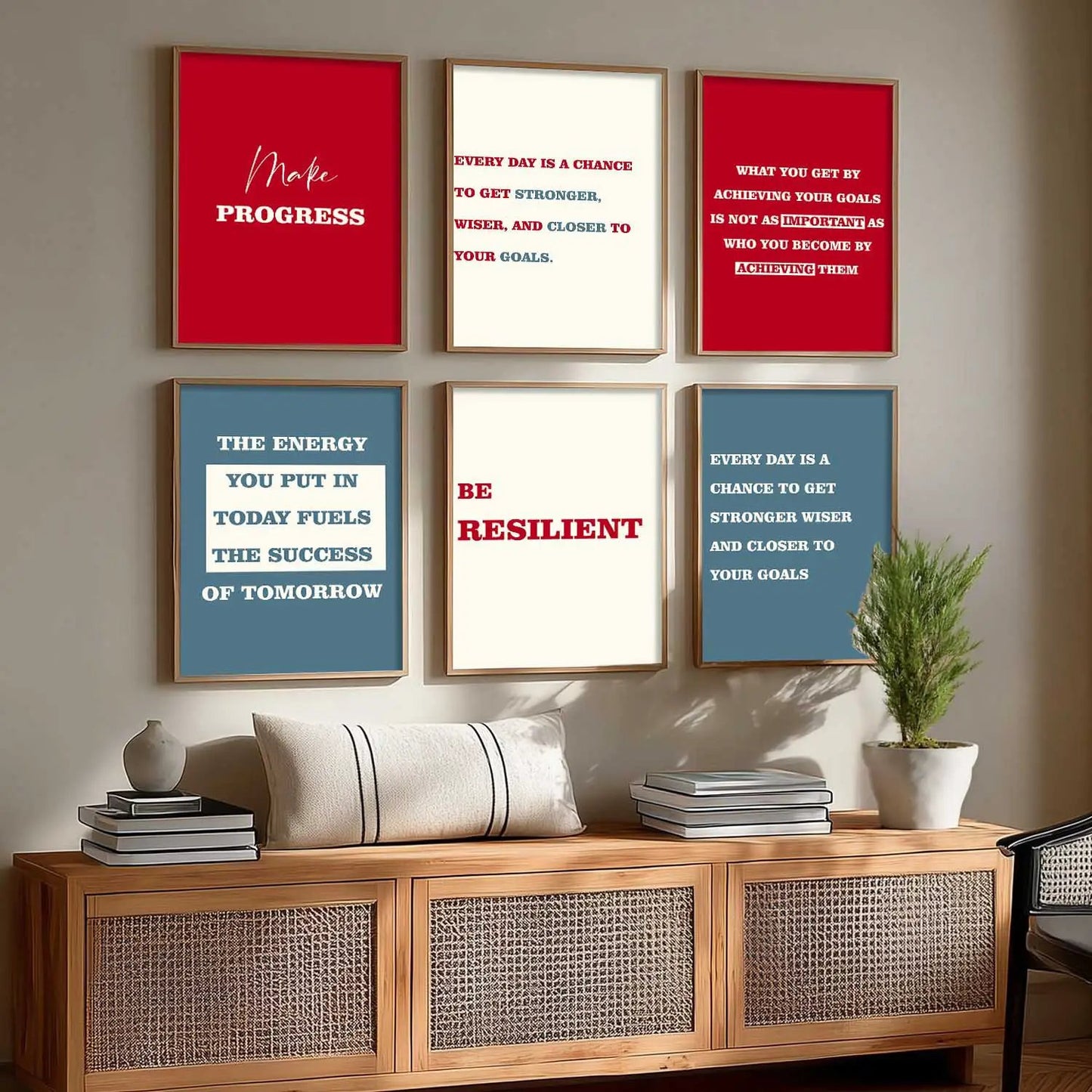 Motivational  Wall  Art Paintings with Frame for Wall Decor