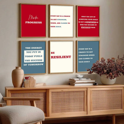 Motivational  Wall  Art Paintings with Frame for Wall Decor