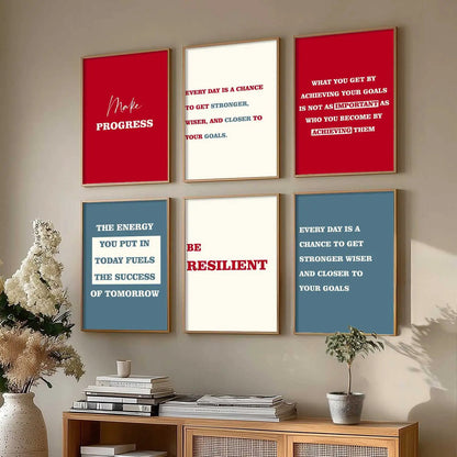Motivational  Wall  Art Paintings with Frame for Wall Decor