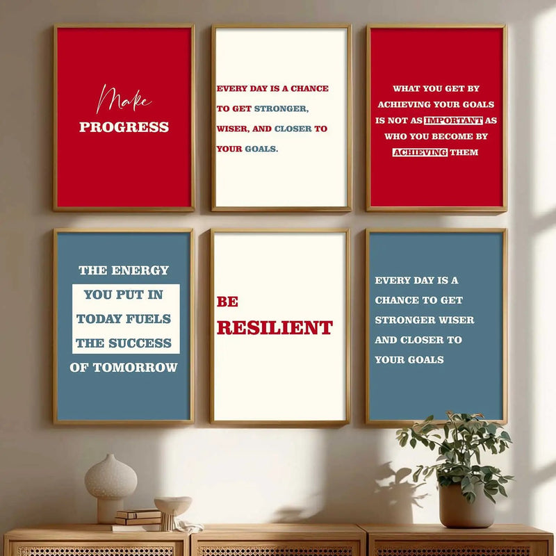 Motivational  Wall  Art Paintings with Frame for Wall Decor