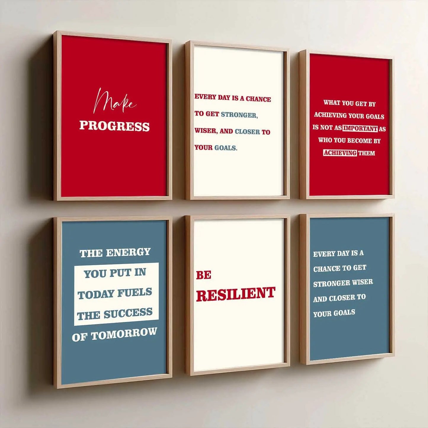 Motivational  Wall  Art Paintings with Frame for Wall Decor