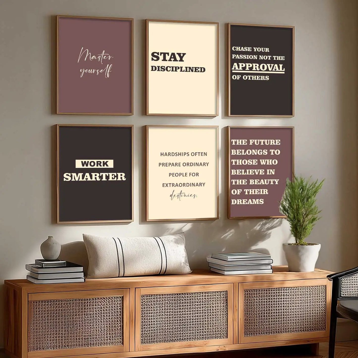 Motivational  Wall Art Paintings with Frame for Wall Decor