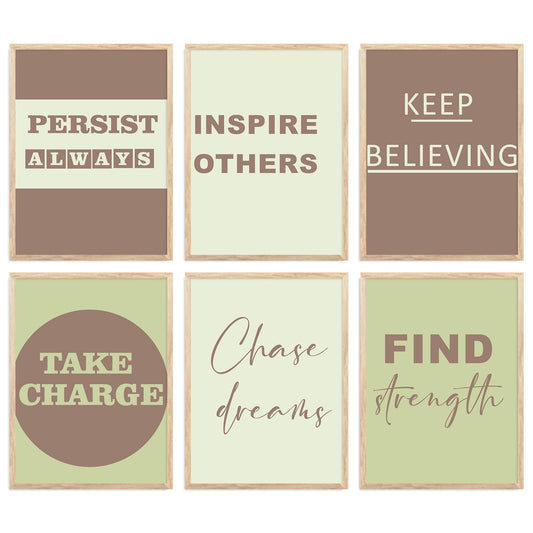 Motivational  Wall  Art Paintings with Frame for Wall Decor