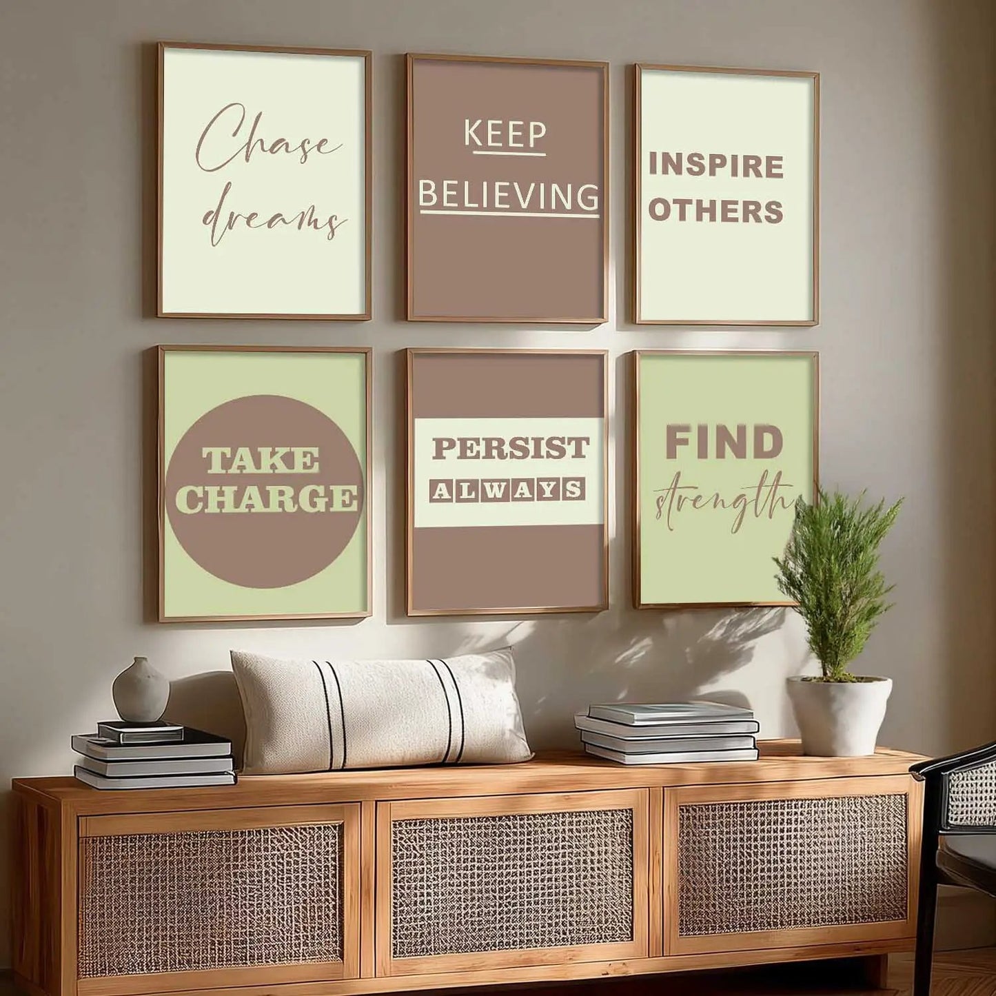 Motivational  Wall  Art Paintings with Frame for Wall Decor