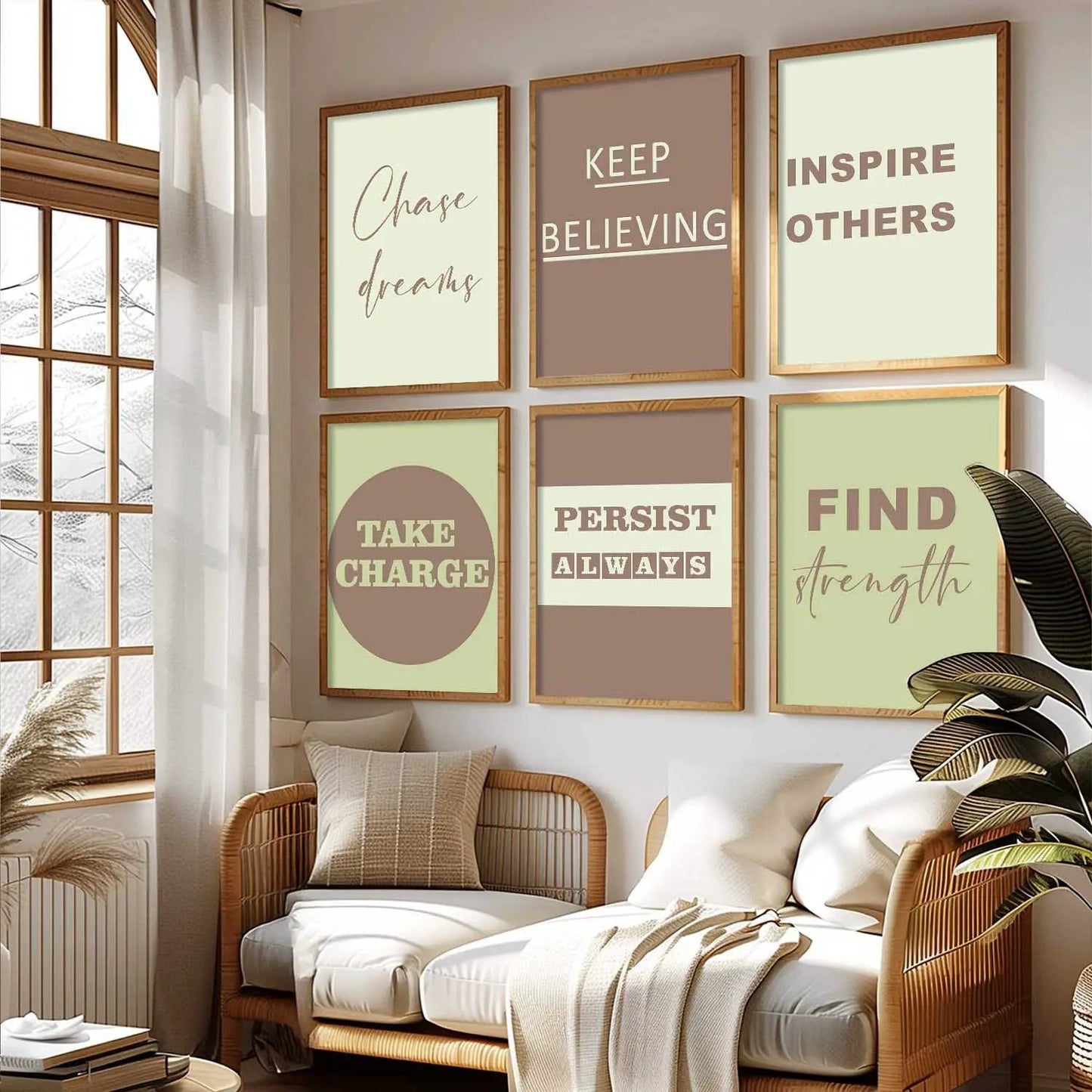 Motivational  Wall  Art Paintings with Frame for Wall Decor