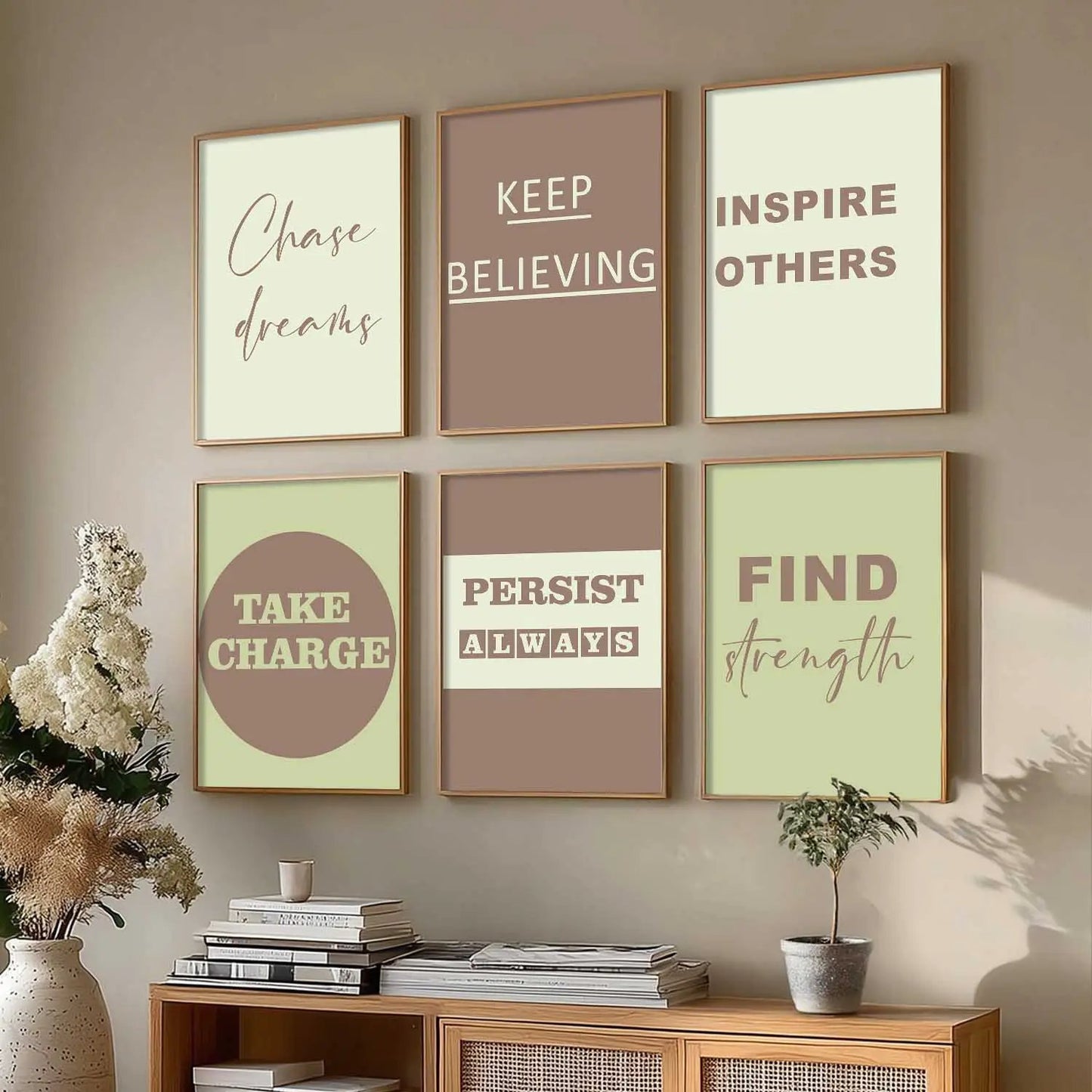 Motivational  Wall  Art Paintings with Frame for Wall Decor