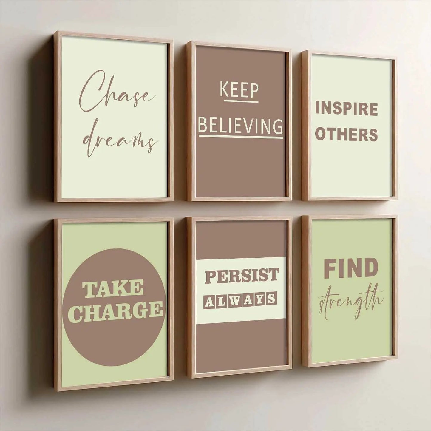Motivational  Wall  Art Paintings with Frame for Wall Decor