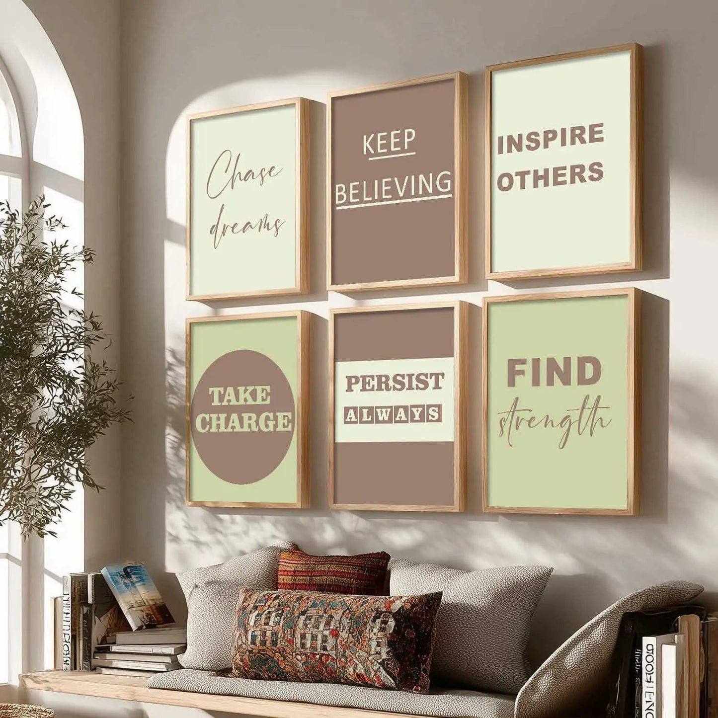 Motivational  Wall  Art Paintings with Frame for Wall Decor