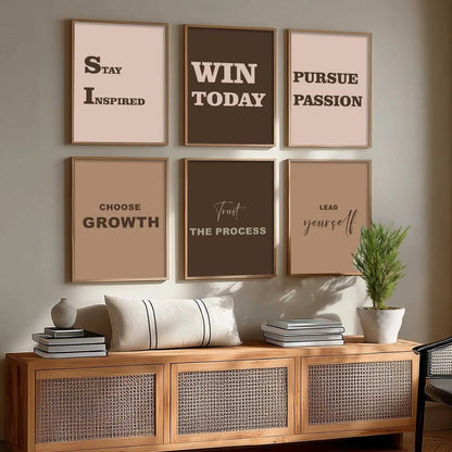Motivational  Wall  Art Paintings with Frame for Wall Decor