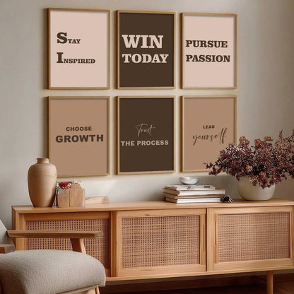 Motivational  Wall  Art Paintings with Frame for Wall Decor