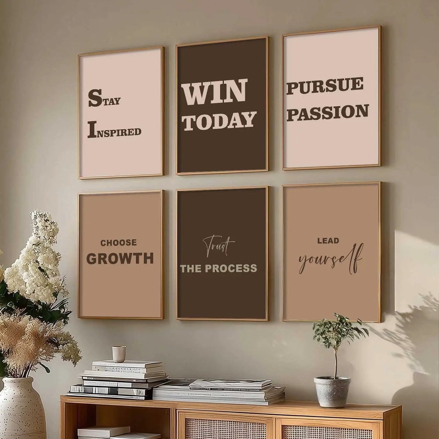 Motivational  Wall  Art Paintings with Frame for Wall Decor