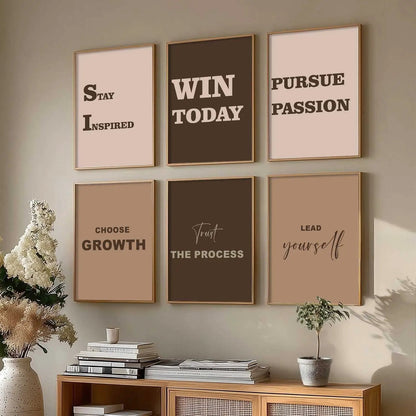 Motivational  Wall  Art Paintings with Frame for Wall Decor