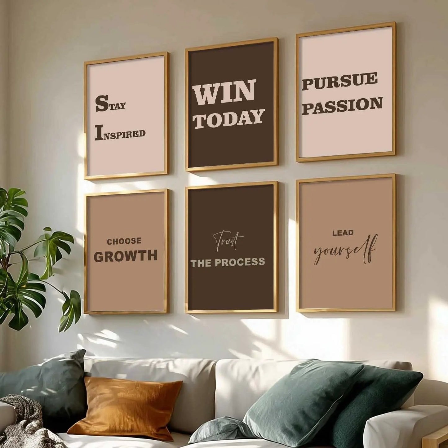 Motivational  Wall  Art Paintings with Frame for Wall Decor