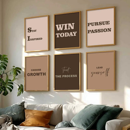 Motivational  Wall  Art Paintings with Frame for Wall Decor
