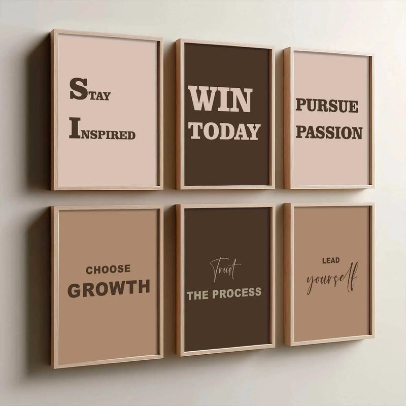 Motivational  Wall  Art Paintings with Frame for Wall Decor