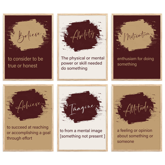 Motivational  Wall  Art Paintings with Frame for Wall Decor