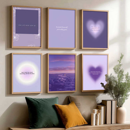 Motivational Quotes Wall Art Paintings with Frame for Living Room Bedroom