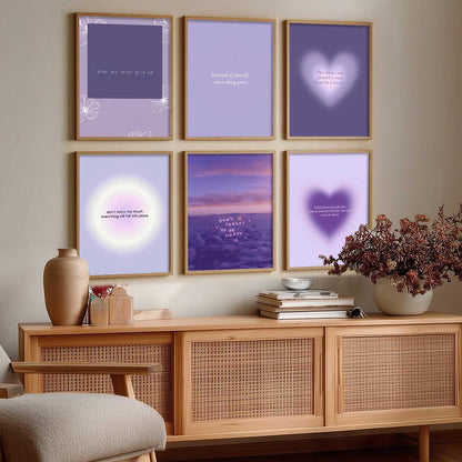 Motivational Quotes Wall Art Paintings with Frame for Living Room Bedroom