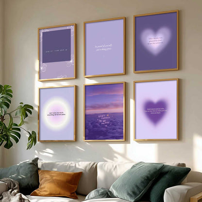 Motivational Quotes Wall Art Paintings with Frame for Living Room Bedroom