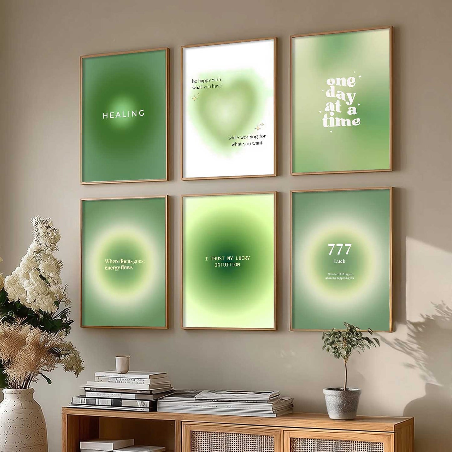 Motivational Quotes Wall Art Paintings with Frame for Living Room Bedroom