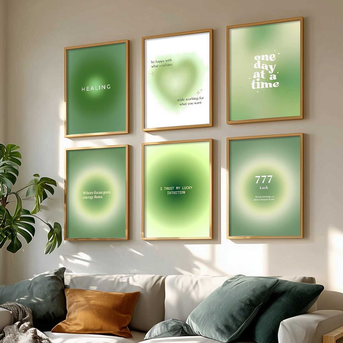 Motivational Quotes Wall Art Paintings with Frame for Living Room Bedroom