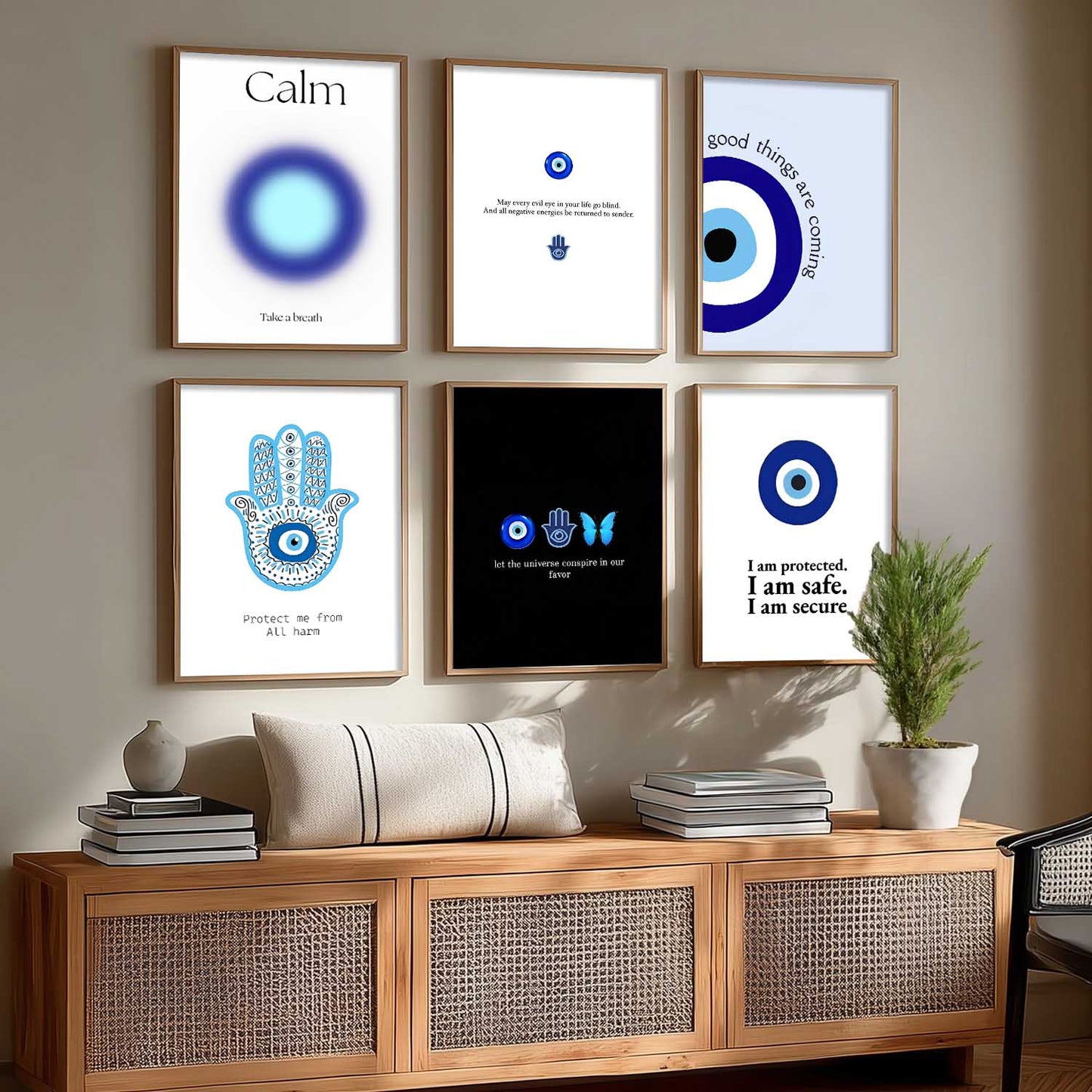 Motivational Quotes Wall Art Paintings with Frame for Living Room Bedroom