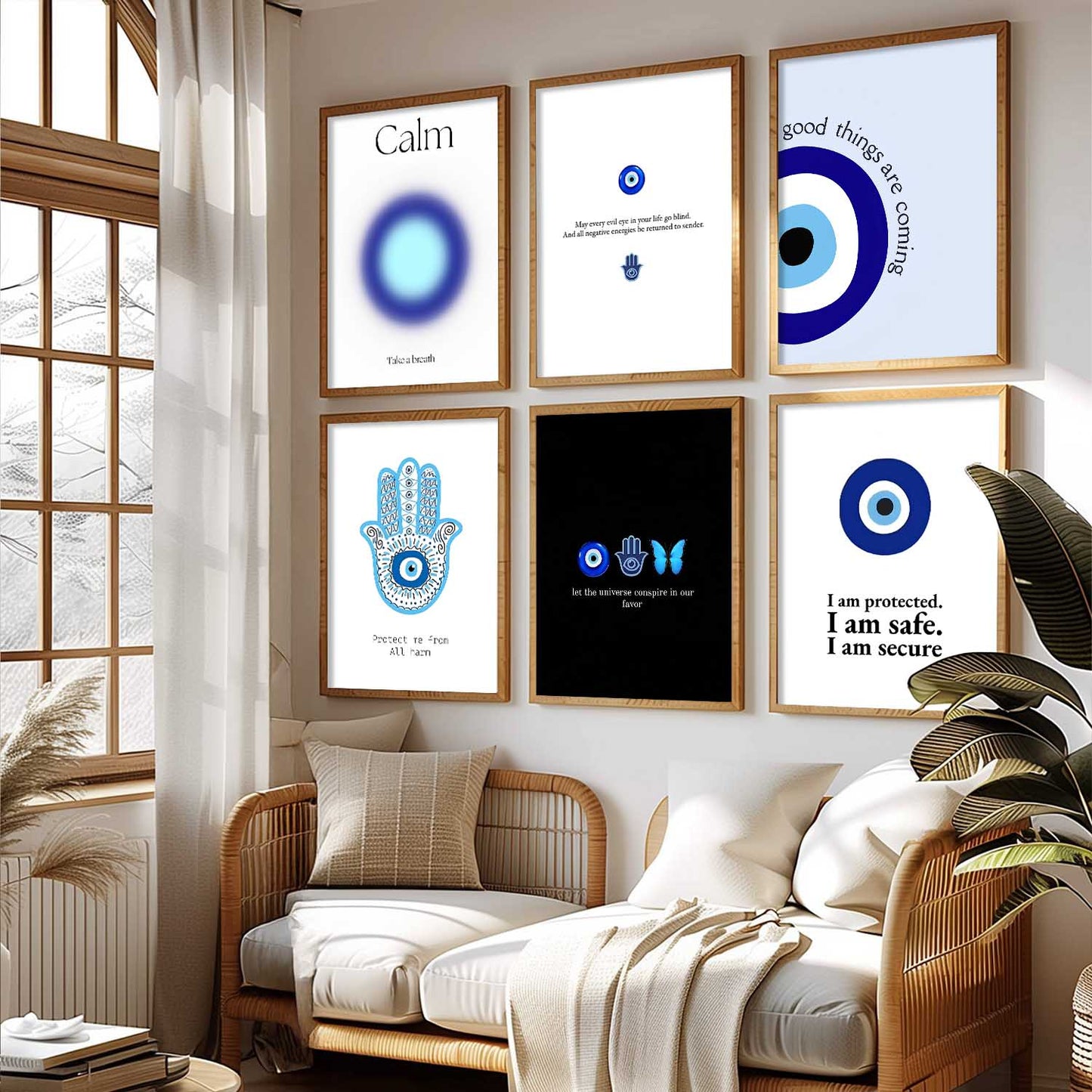 Motivational Quotes Wall Art Paintings with Frame for Living Room Bedroom