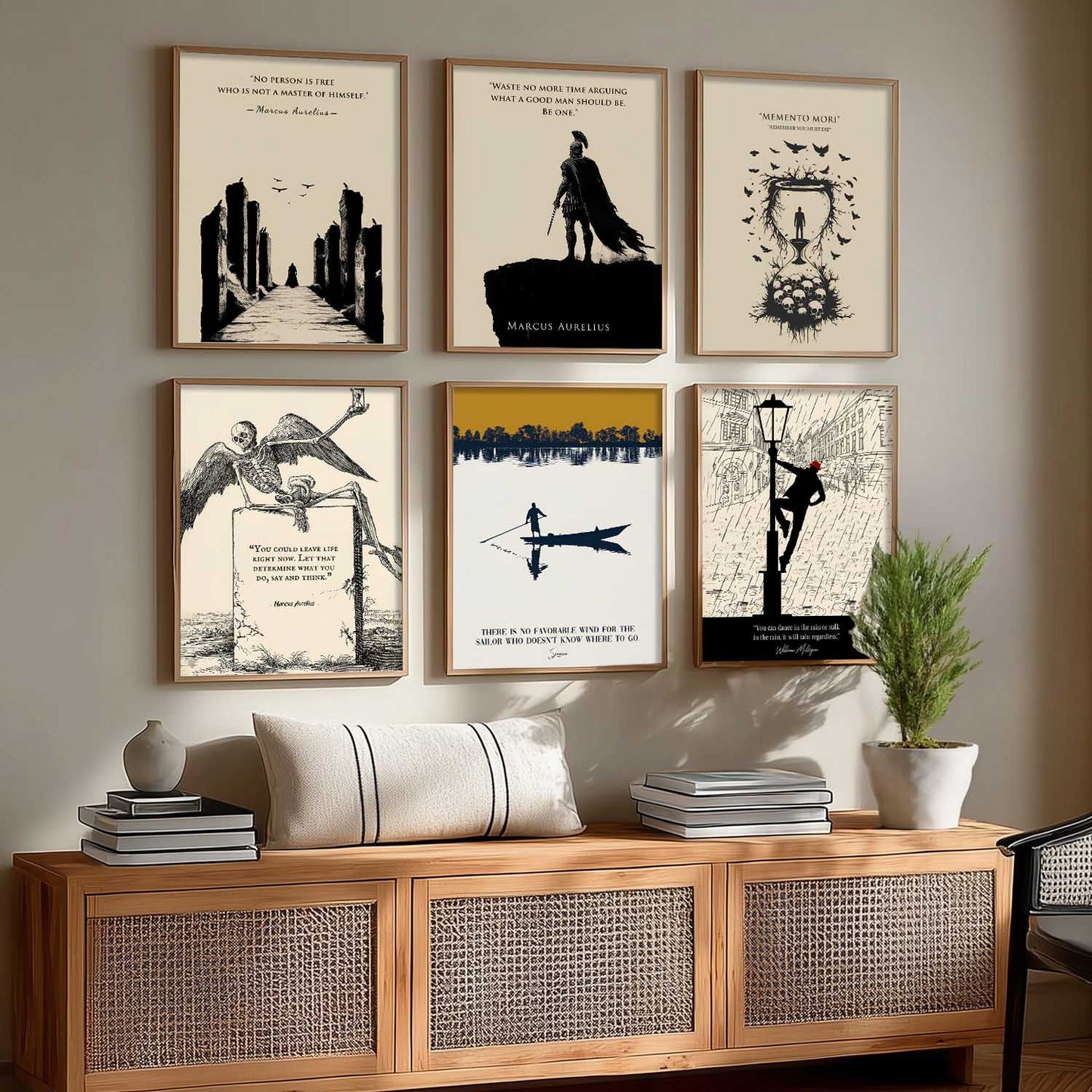 Motivational Quotes Wall Art Paintings with Frame for Living Room Bedroom