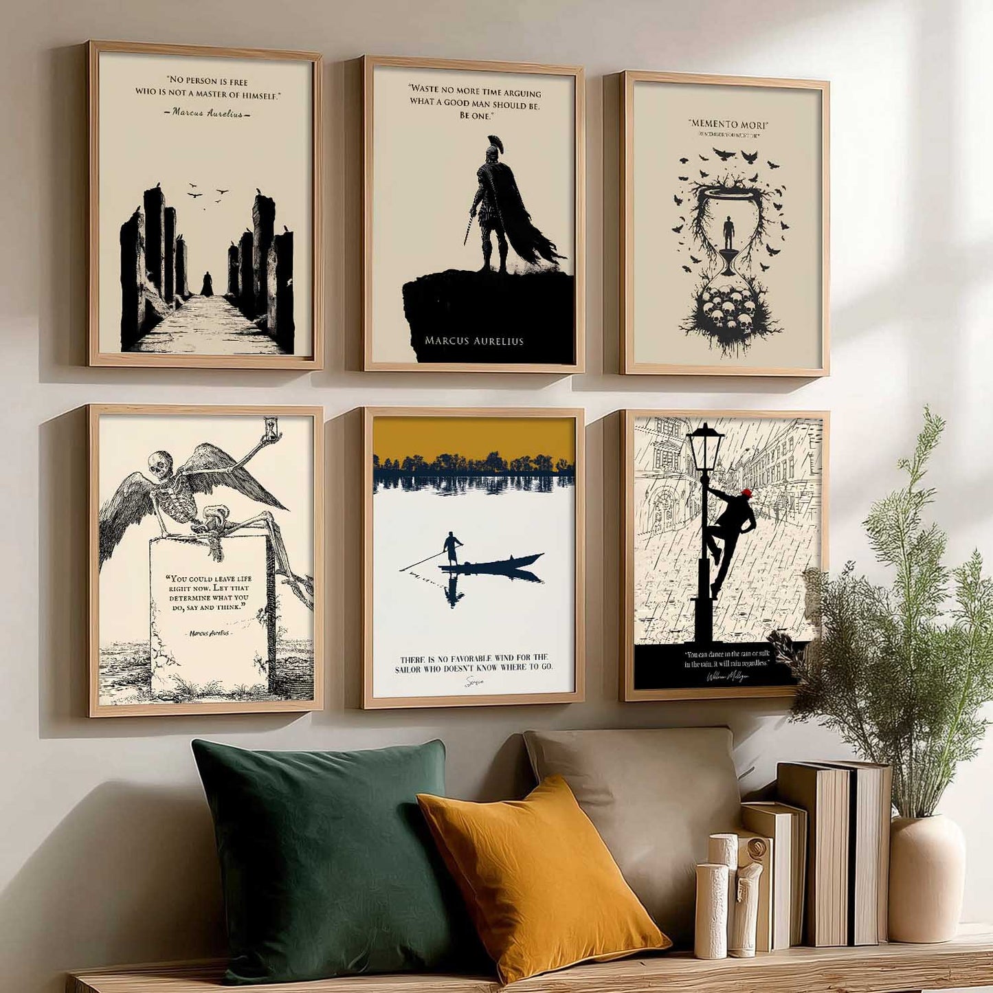 Motivational Quotes Wall Art Paintings with Frame for Living Room Bedroom