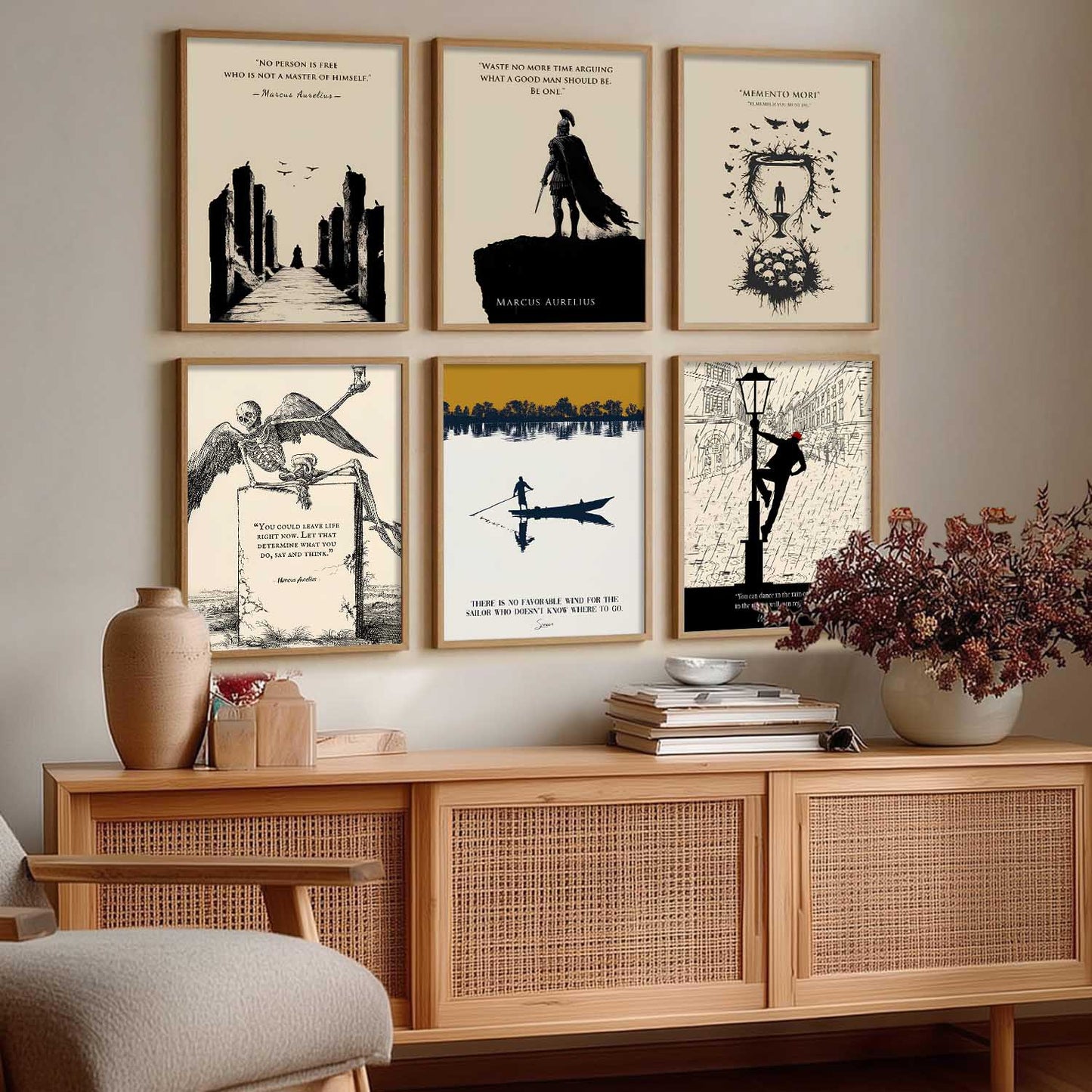 Motivational Quotes Wall Art Paintings with Frame for Living Room Bedroom