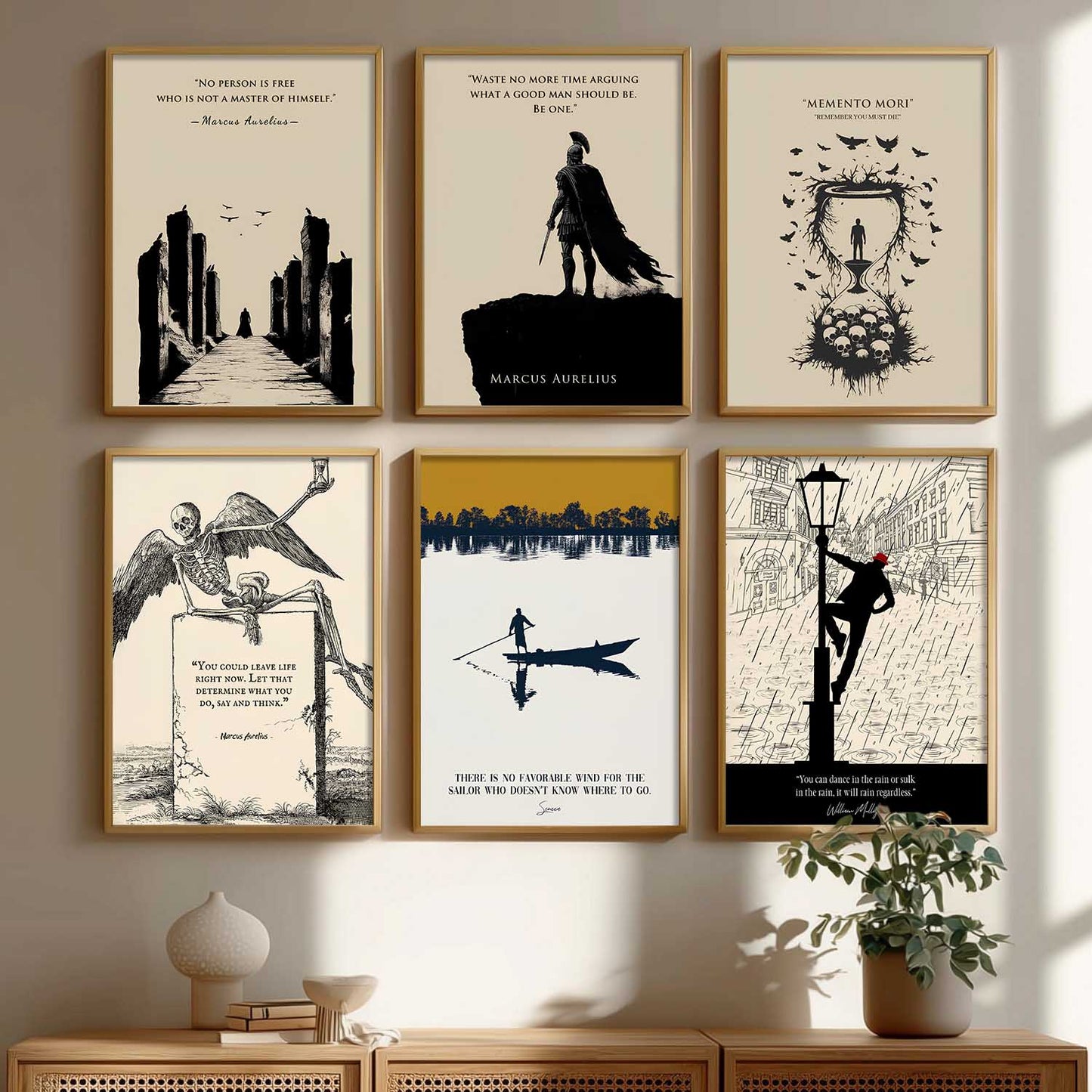 Motivational Quotes Wall Art Paintings with Frame for Living Room Bedroom