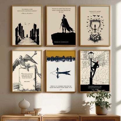 Motivational Quotes Wall Art Paintings with Frame for Living Room Bedroom