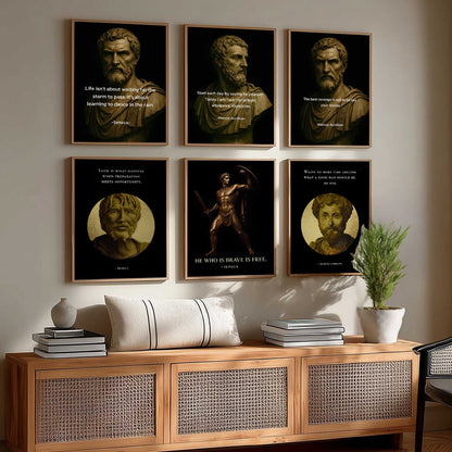 Motivational Quotes Wall Art Paintings with Frame for Living Room Bedroom