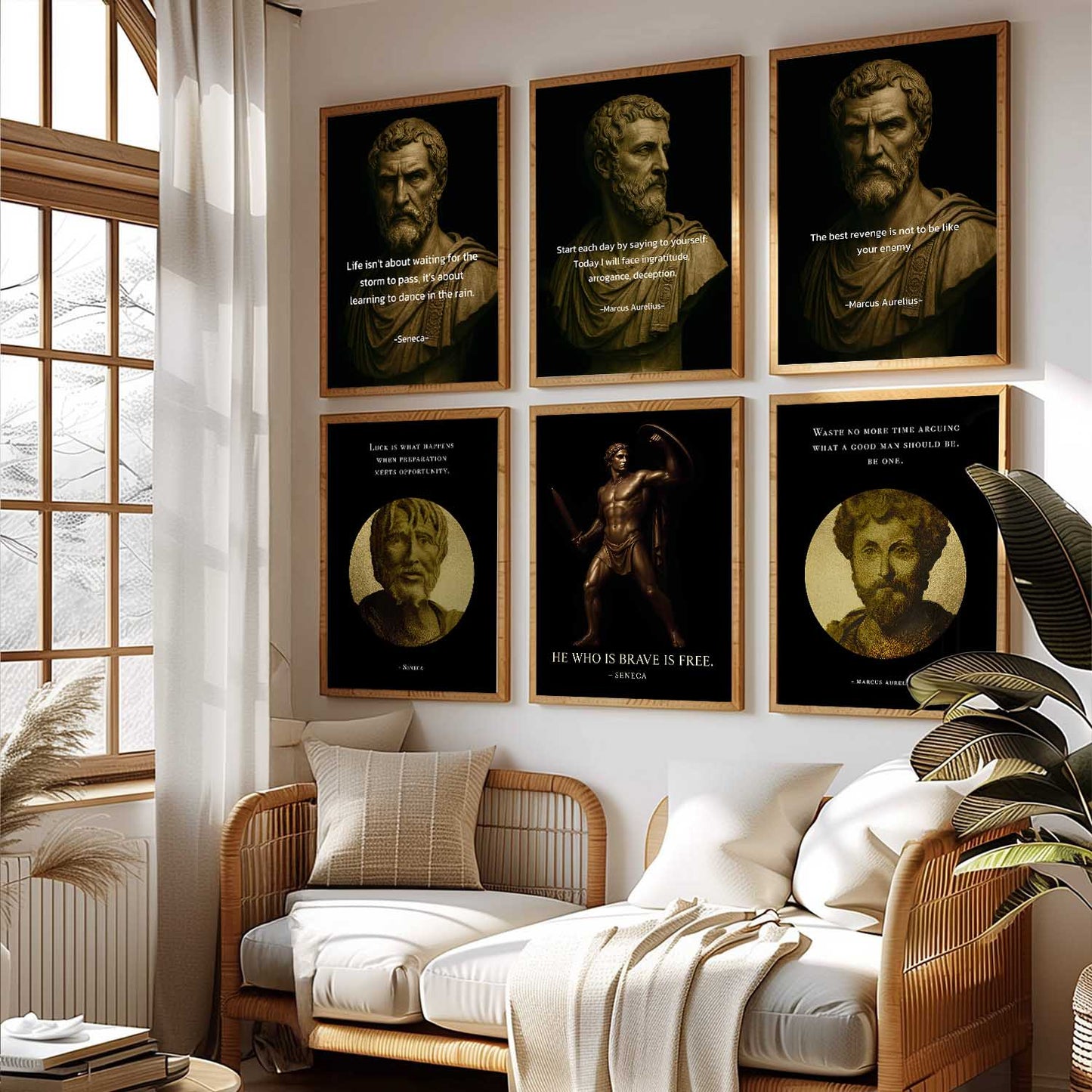 Motivational Quotes Wall Art Paintings with Frame for Living Room Bedroom