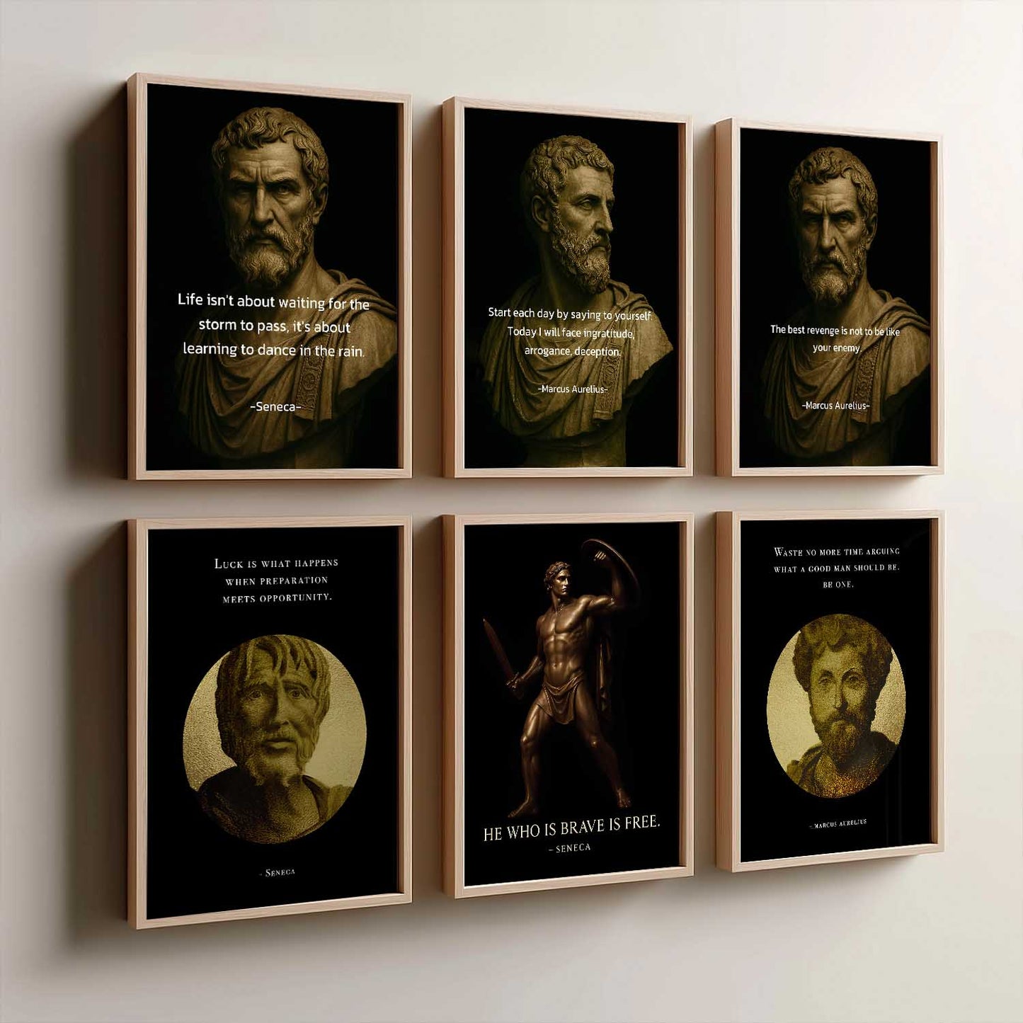 Motivational Quotes Wall Art Paintings with Frame for Living Room Bedroom