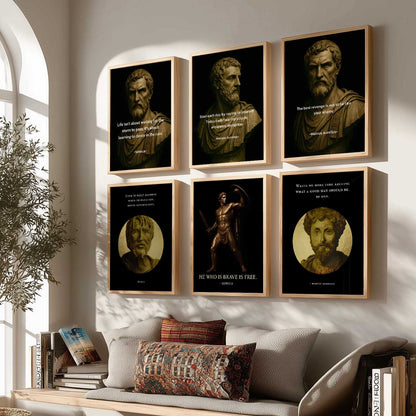 Motivational Quotes Wall Art Paintings with Frame for Living Room Bedroom