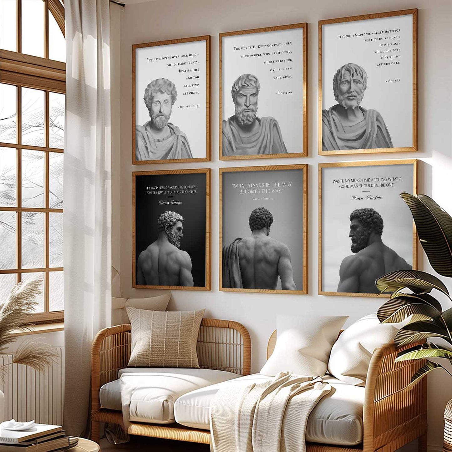 Motivational Quotes Wall Art Paintings with Frame for Living Room Bedroom